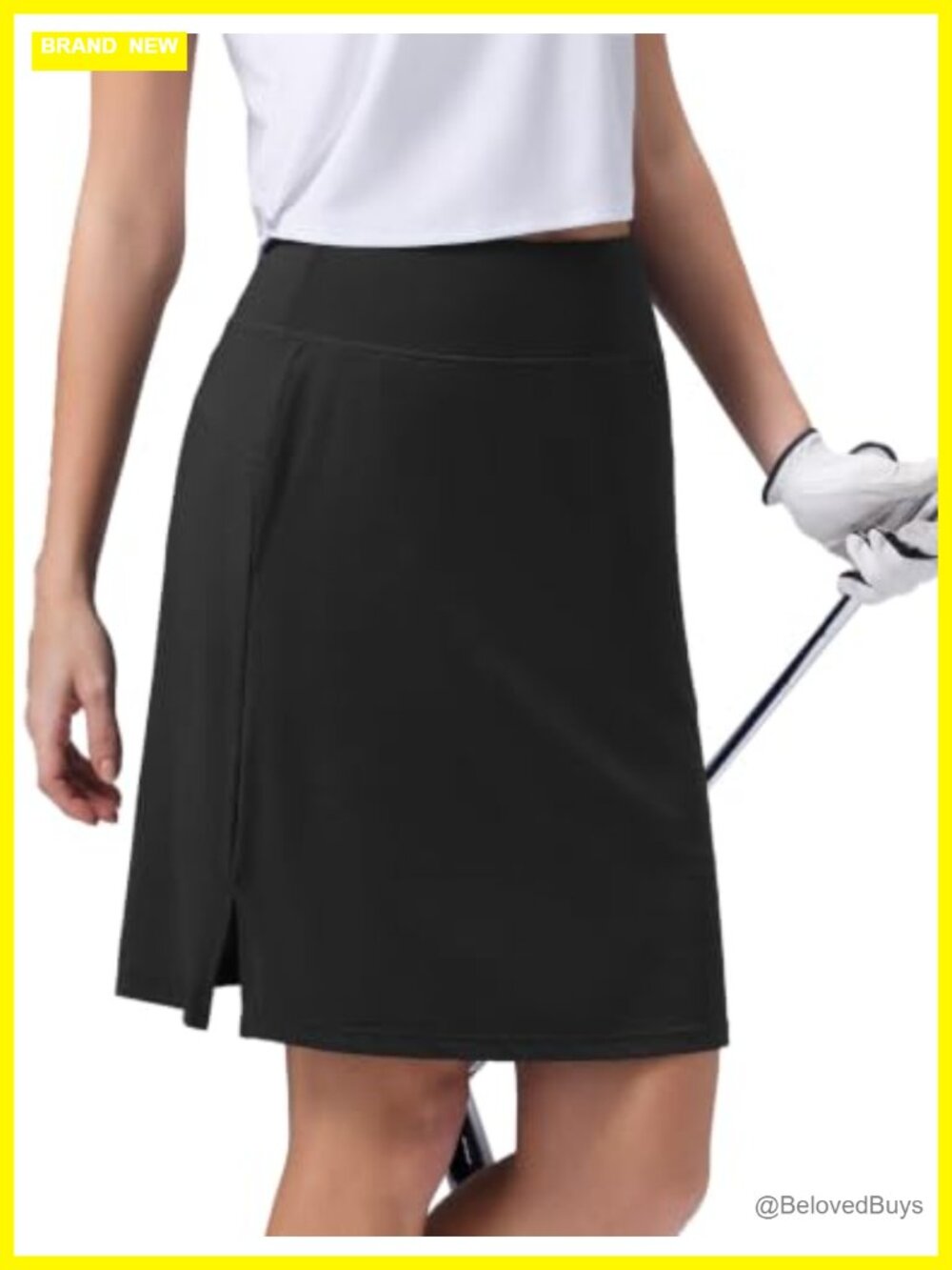 Baleaf Women's Knee Length Golf Skorts High Waisted Athletic Skorts